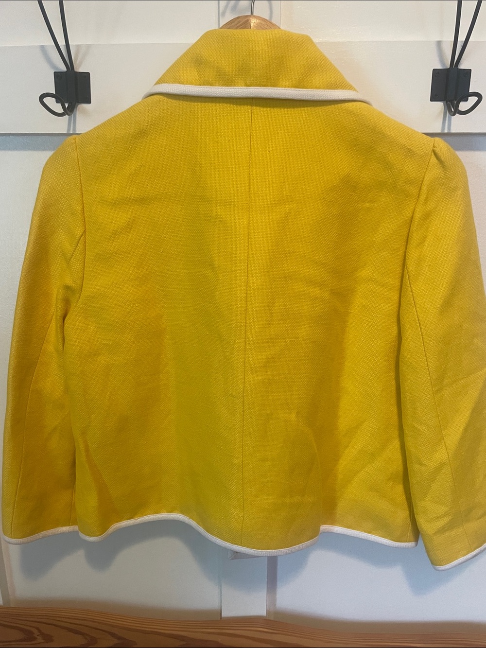 kate spade Yellow Blazer with White Trim - Picture 5 of 5
